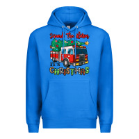 True Royal sound the alarm its christmas fire truck Premium Hoodie - MaliasSmallBusiness