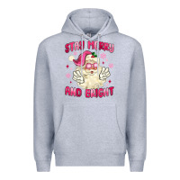 Heather Grey stay merry and bright Premium Hoodie - MaliasSmallBusiness