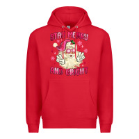 Red stay merry and bright Premium Hoodie - MaliasSmallBusiness