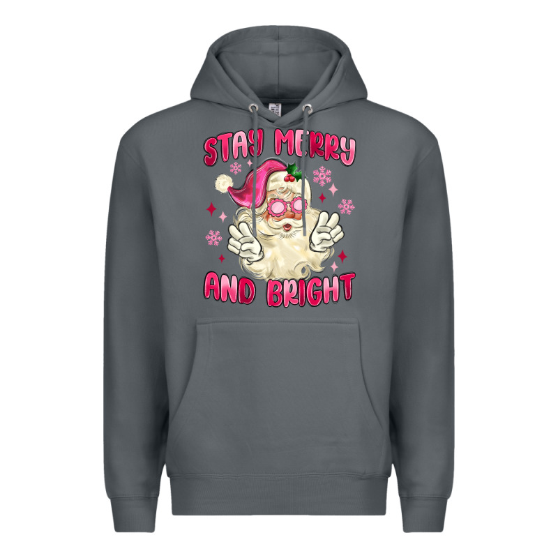 Stay Merry And Bright Premium Hoodie by MaliasSmallBusiness | Teevron