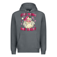 Rock stay merry and bright Premium Hoodie - MaliasSmallBusiness