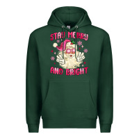 Sports Green stay merry and bright Premium Hoodie - MaliasSmallBusiness