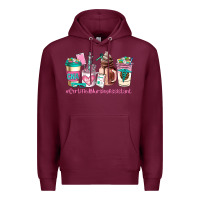 Burgundy cerified nursing assistant coffee cup Premium Hoodie - AdoDesignShop