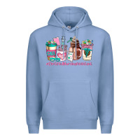 Colony Blue cerified nursing assistant coffee cup Premium Hoodie - AdoDesignShop