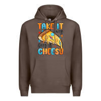 Coffee take it easy keep it cheesy Premium Hoodie - MaliasSmallBusiness