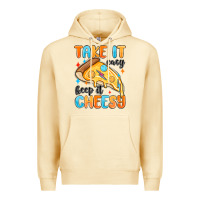 Pina Colada take it easy keep it cheesy Premium Hoodie - MaliasSmallBusiness