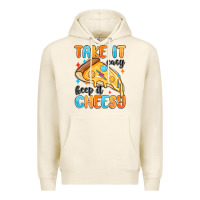 Tofu take it easy keep it cheesy Premium Hoodie - MaliasSmallBusiness
