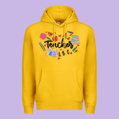 Premium Hoodie teacher heart