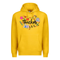 Lemon teacher heart Premium Hoodie - MaliasSmallBusiness