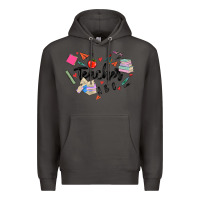 Smoke teacher heart Premium Hoodie - MaliasSmallBusiness