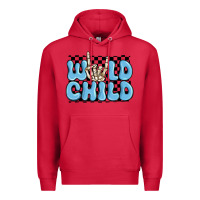Cardinal wild child blue skeleton Premium Hoodie - MaliasSmallBusiness