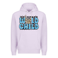 Lilac wild child blue skeleton Premium Hoodie - MaliasSmallBusiness