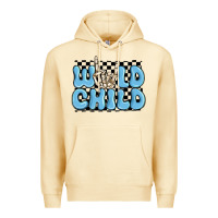 Pina Colada wild child blue skeleton Premium Hoodie - MaliasSmallBusiness