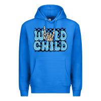 True Royal wild child blue skeleton Premium Hoodie - MaliasSmallBusiness