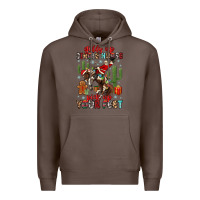 Coffee giddy up jingle horse pick up your feet Premium Hoodie - MaliasSmallBusiness