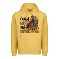 Antique Gold long live the cowgirls Premium Hoodie - MaliasSmallBusiness