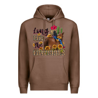 Chestnut long live the cowgirls Premium Hoodie - MaliasSmallBusiness