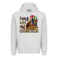 Dove Grey long live the cowgirls Premium Hoodie - MaliasSmallBusiness