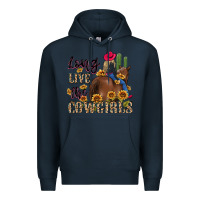 Navy long live the cowgirls Premium Hoodie - MaliasSmallBusiness