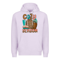Lilac cozy season Premium Hoodie - MaliasSmallBusiness