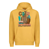 Mustard cozy season Premium Hoodie - MaliasSmallBusiness