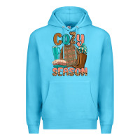 Ocean Blue cozy season Premium Hoodie - MaliasSmallBusiness