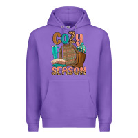 Purple cozy season Premium Hoodie - MaliasSmallBusiness