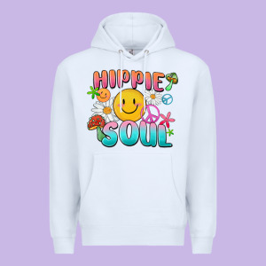 Hippie Soul Premium Hoodie Designed By Maliassmallbusiness
