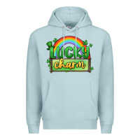 Blue Mist lucky charm Premium Hoodie - MaliasSmallBusiness