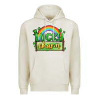 Oatmeal Heather lucky charm Premium Hoodie - MaliasSmallBusiness