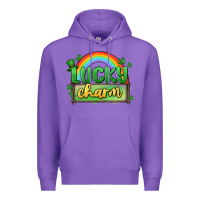 Purple lucky charm Premium Hoodie - MaliasSmallBusiness
