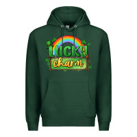 Sports Green lucky charm Premium Hoodie - MaliasSmallBusiness