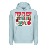 Blue Mist don't get your tinsel in a tangle Premium Hoodie - MaliasSmallBusiness