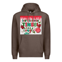 Coffee don't get your tinsel in a tangle Premium Hoodie - MaliasSmallBusiness
