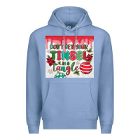 Colony Blue don't get your tinsel in a tangle Premium Hoodie - MaliasSmallBusiness