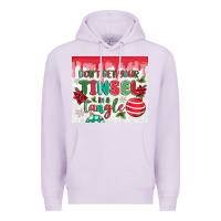 Lilac don't get your tinsel in a tangle Premium Hoodie - MaliasSmallBusiness