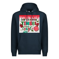 Navy don't get your tinsel in a tangle Premium Hoodie - MaliasSmallBusiness