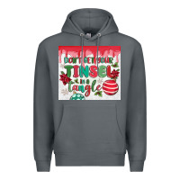 Rock don't get your tinsel in a tangle Premium Hoodie - MaliasSmallBusiness