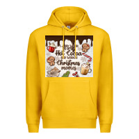 Lemon i just want to drink hot cocoa Premium Hoodie - MaliasSmallBusiness