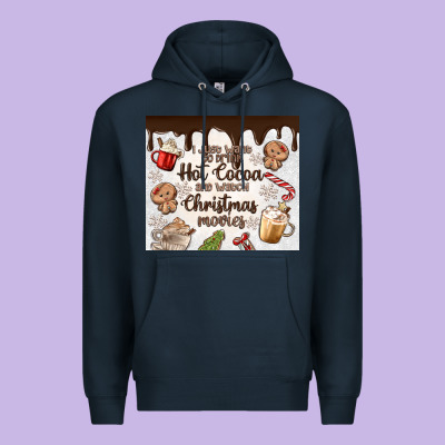 Premium Hoodie i just want to drink hot cocoa