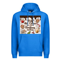 True Royal i just want to drink hot cocoa Premium Hoodie - MaliasSmallBusiness