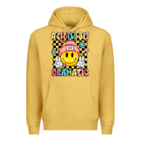 Antique Gold a little bit dramatic Premium Hoodie - MaliasSmallBusiness