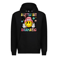 Black a little bit dramatic Premium Hoodie - MaliasSmallBusiness