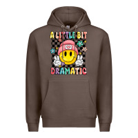 Coffee a little bit dramatic Premium Hoodie - MaliasSmallBusiness