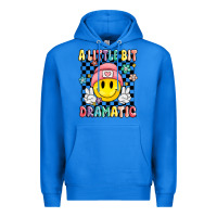 True Royal a little bit dramatic Premium Hoodie - MaliasSmallBusiness