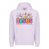Lilac jesus the way the truth the life Premium Hoodie - MaliasSmallBusiness