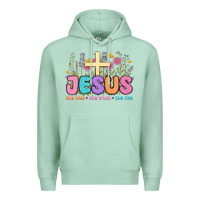 Seafoam jesus the way the truth the life Premium Hoodie - MaliasSmallBusiness