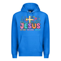 True Royal jesus the way the truth the life Premium Hoodie - MaliasSmallBusiness