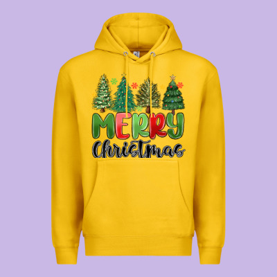 Premium Hoodie merry christmas trees