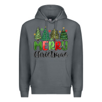 Rock merry christmas trees Premium Hoodie - MaliasSmallBusiness